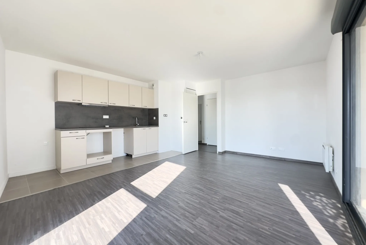 Appartement T2 lumineux avec terrasse à Montpellier, secteur Ovalie 