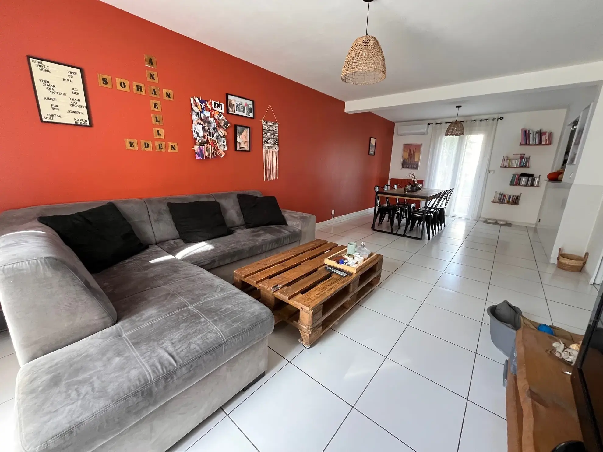 Appartement T3 avec terrasses, parking et cave à Toulouges 