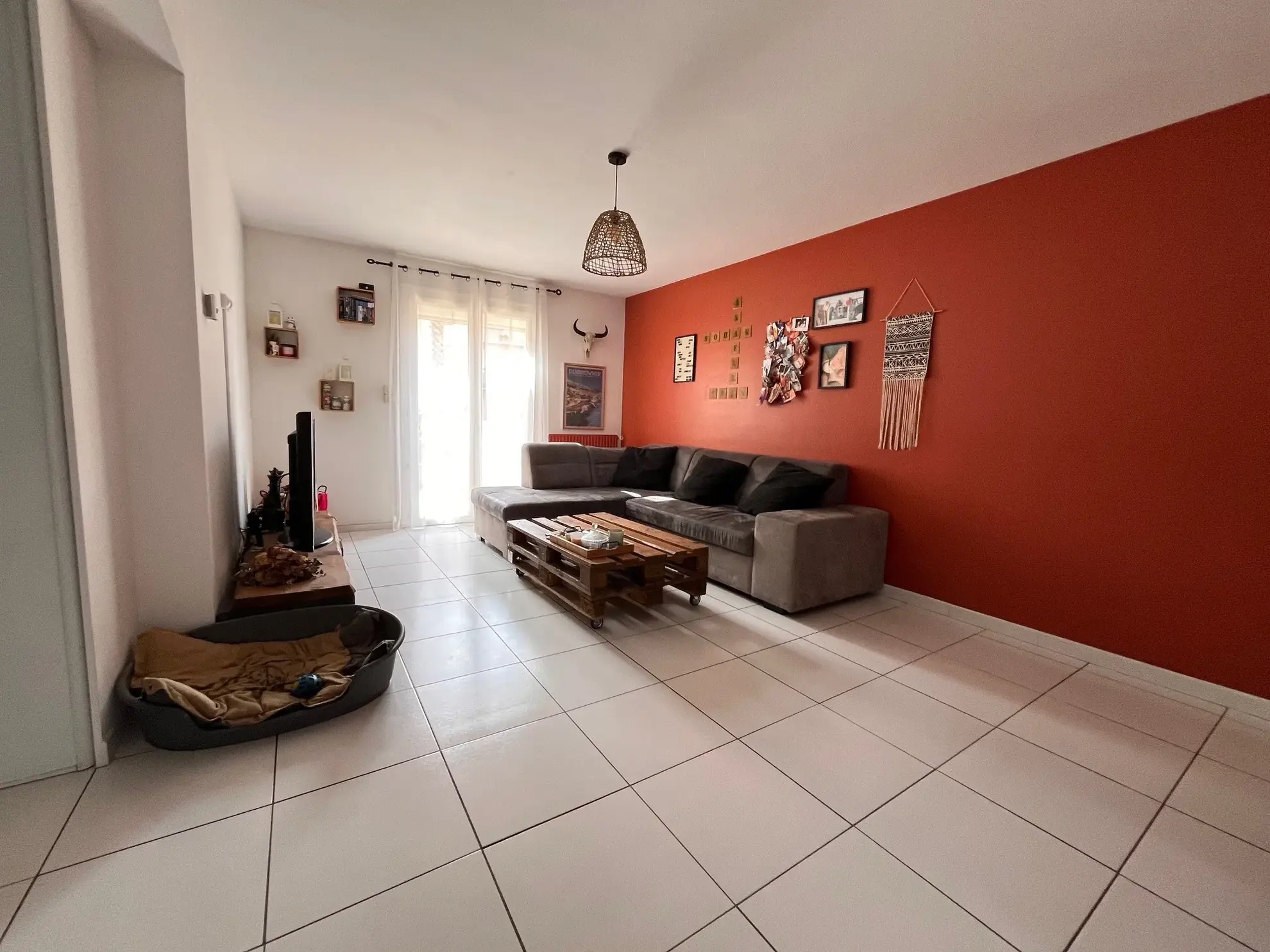 Appartement T3 avec terrasses, parking et cave à Toulouges 