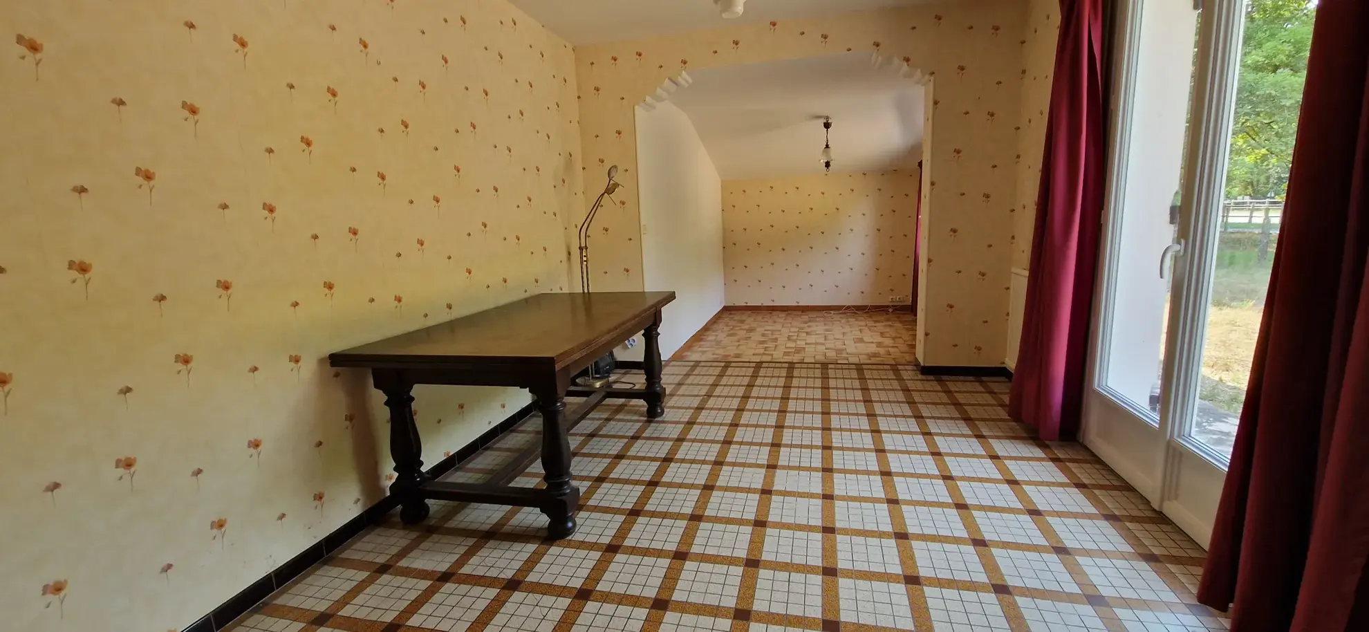 Maison de plain-pied avec garage et jardin à Bernos-Beaulac 