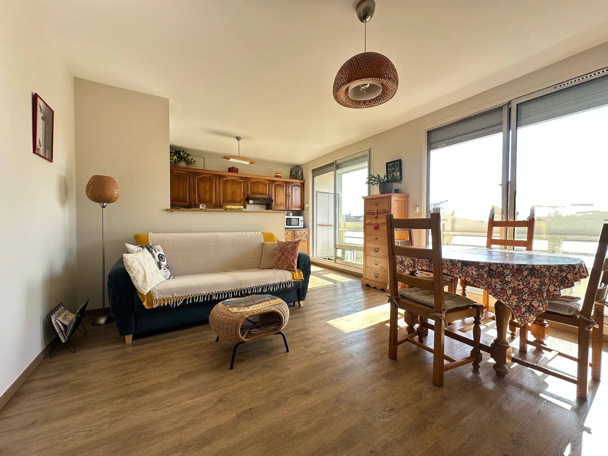 Appartement T3 lumineux avec balcon et parking à Lyon 8ème 