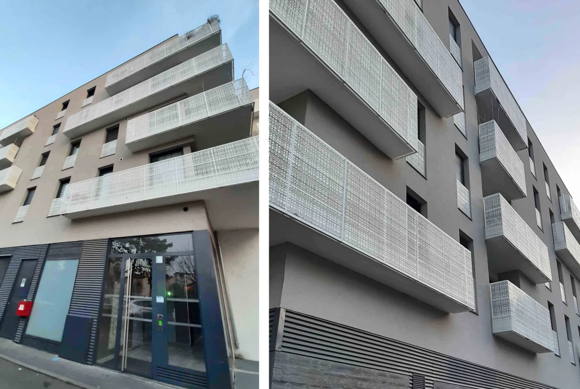 Appartement T2 de 40,47 m² avec balcon et garage à Lyon 8e 