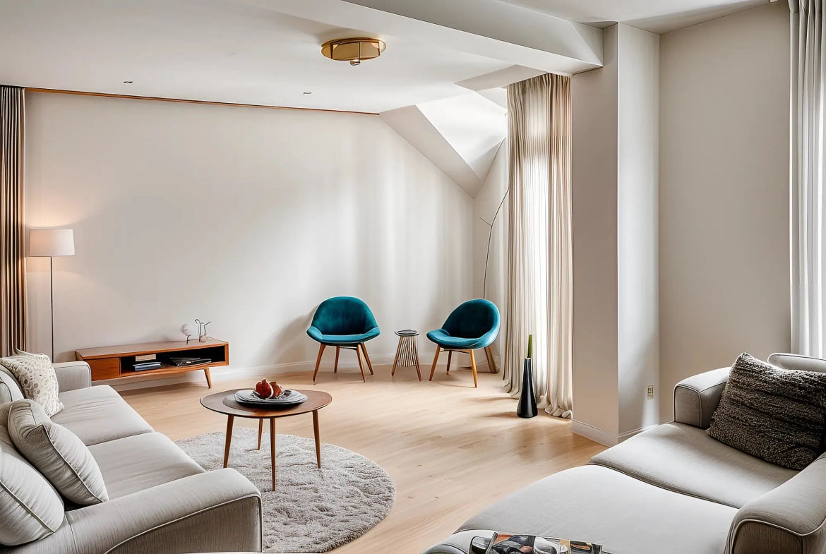 Appartement de 78 m² avec 3 chambres, balcon, garage à Lorient 