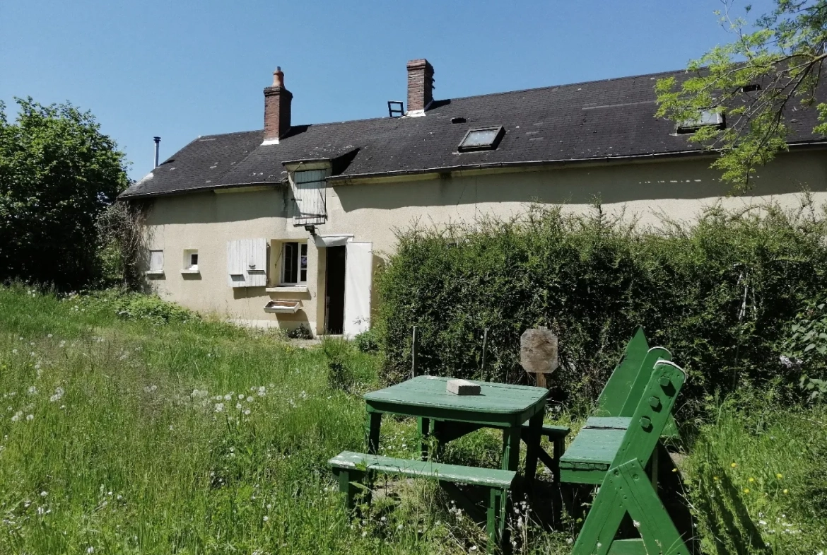 Ancienne ferme à Parigny-les-Vaux de 98 m² avec jardin de 1408 m² à vendre 