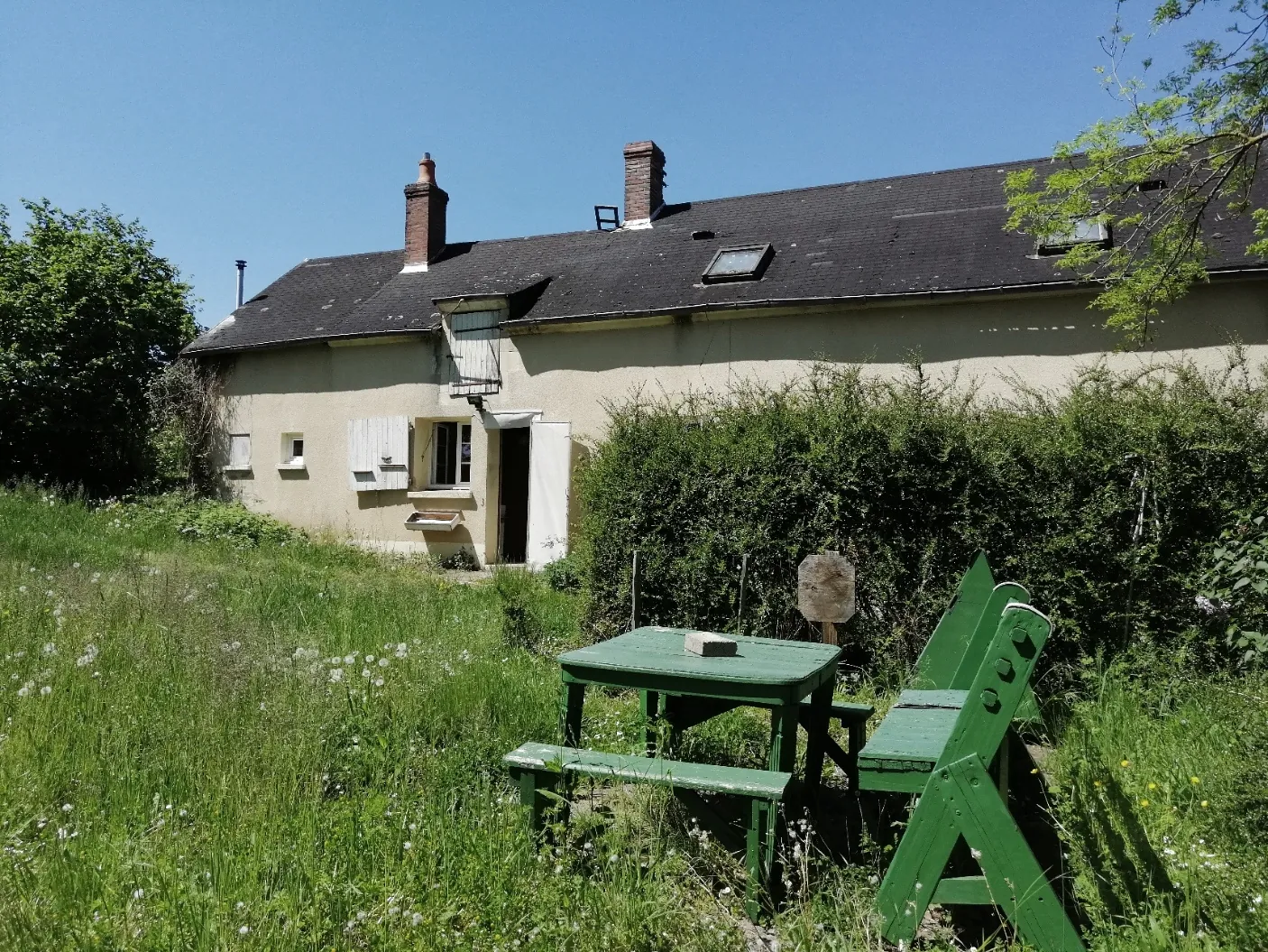 Ancienne ferme à Parigny-les-Vaux de 98 m² avec jardin de 1408 m² à vendre 