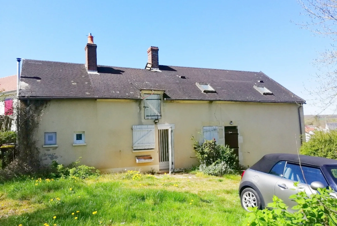 Ancienne ferme à Parigny-les-Vaux de 98 m² avec jardin de 1408 m² à vendre 