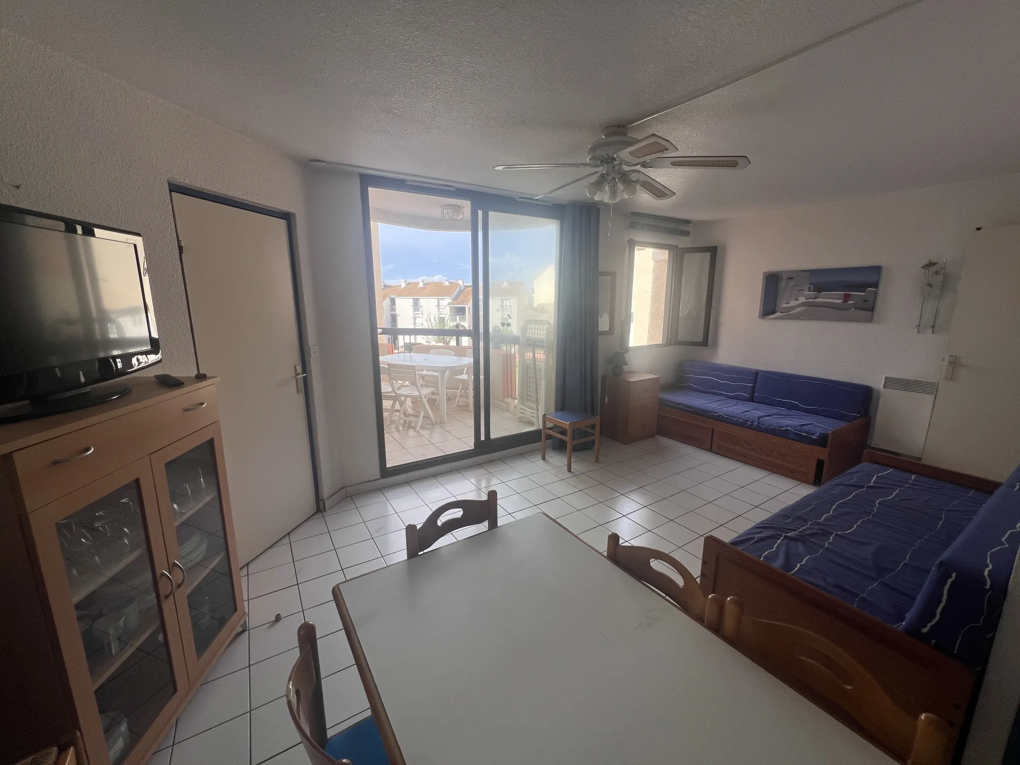 Appartement 2 pièces avec terrasse et vue sur lac, montagne à Le Barcarès 