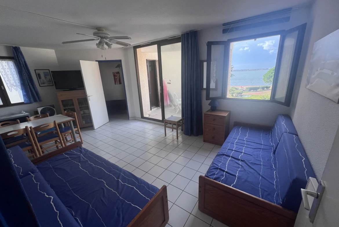 Appartement 2 pièces avec terrasse et vue sur lac, montagne à Le Barcarès 