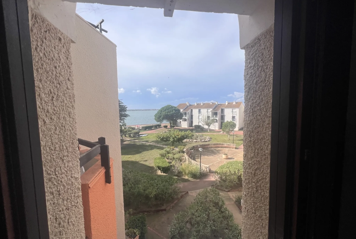 Appartement 2 pièces avec terrasse et vue sur lac, montagne à Le Barcarès 