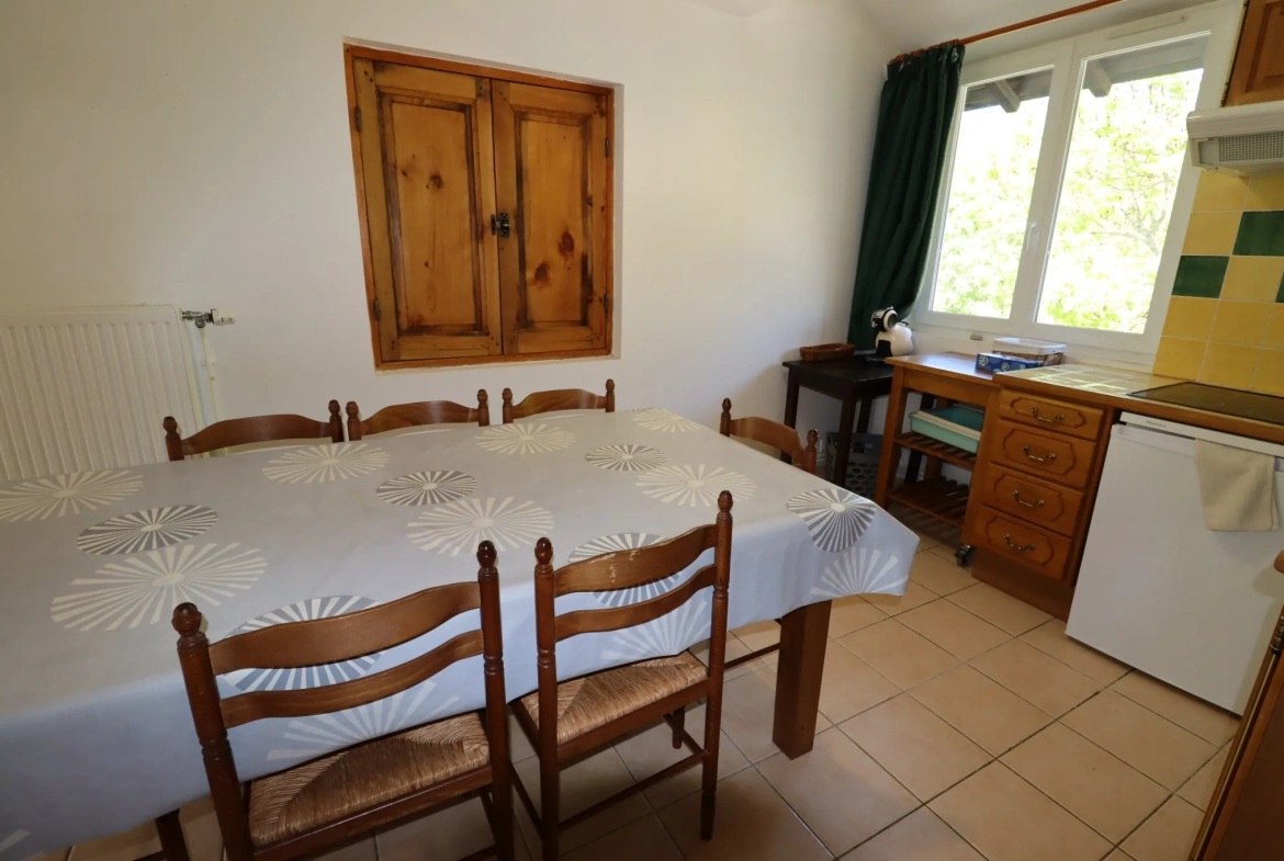 Appartement 3 pièces rénové avec vue montagne à Allos 