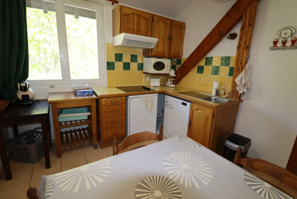 Appartement 3 pièces rénové avec vue montagne à Allos 