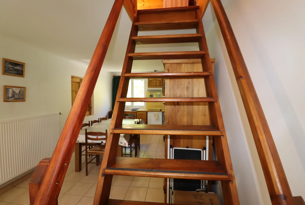 Appartement 3 pièces rénové avec vue montagne à Allos 