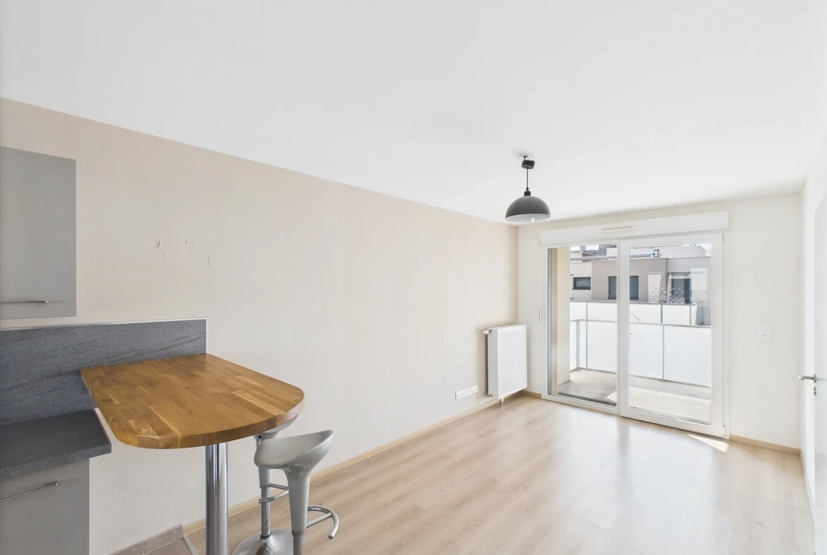 Appartement T2 à Saint-Louis de 44,65 m² avec parking et balcon 