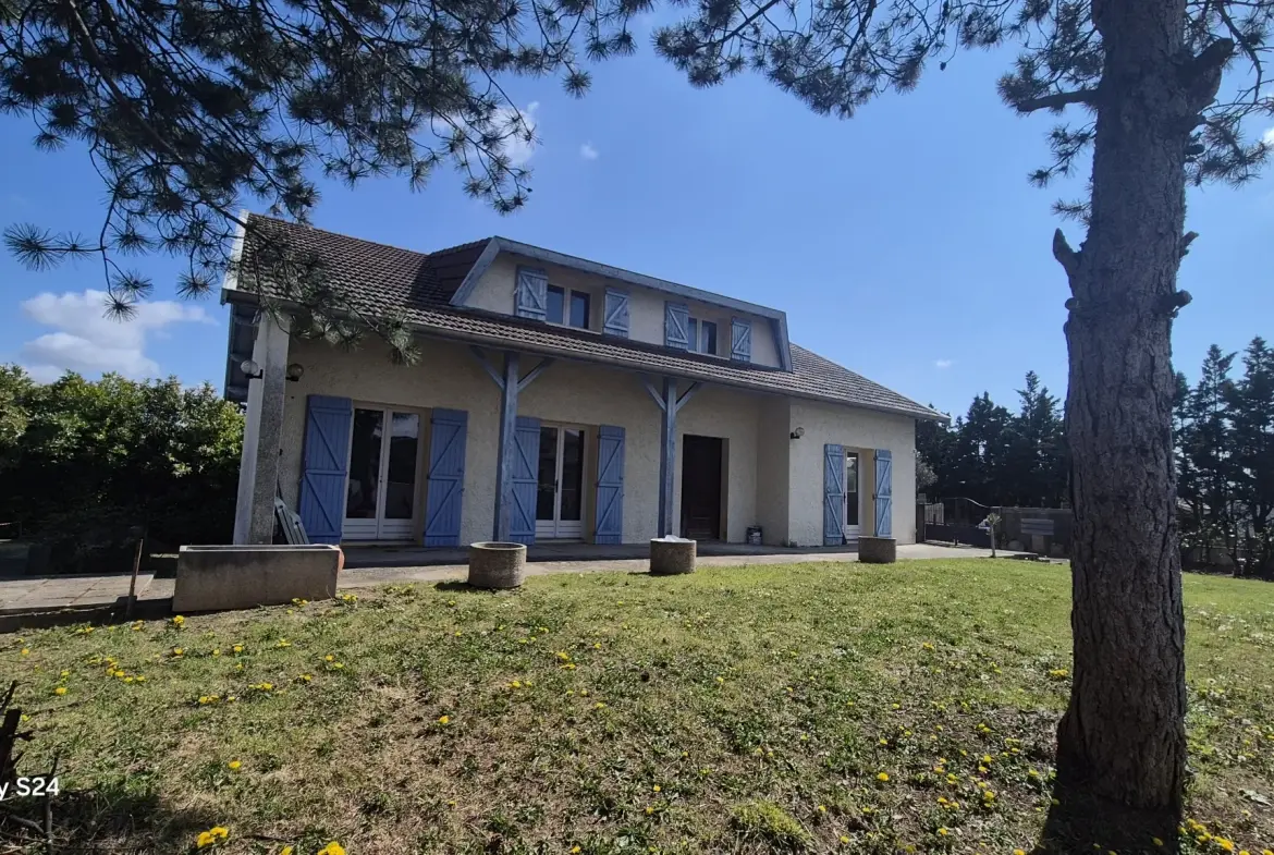Maison familiale à Chanas de 114 m² avec grand terrain proche commodités 