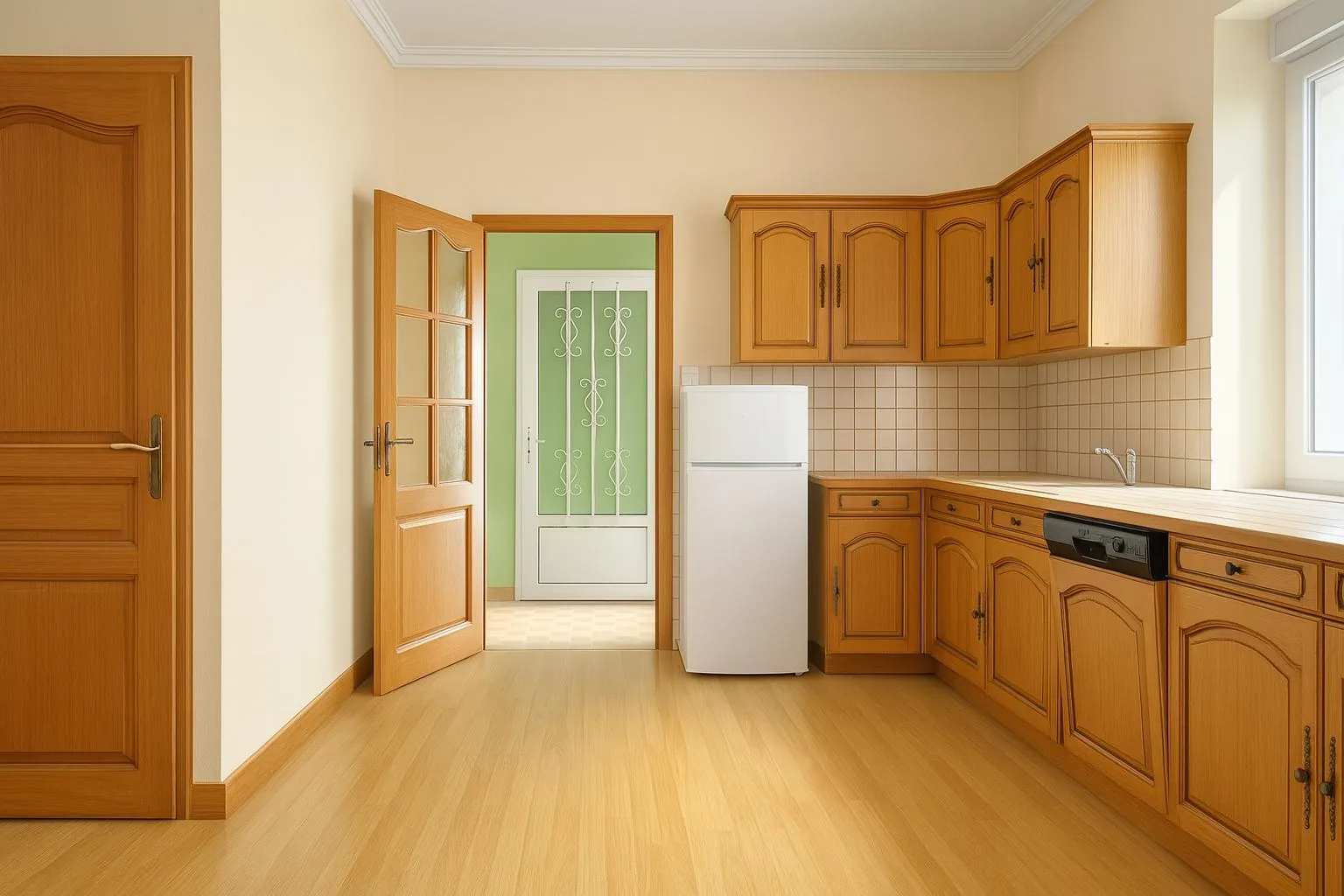 Maison mitoyenne de 70 m² à Aumetz proche Luxembourg, prêt à habiter 