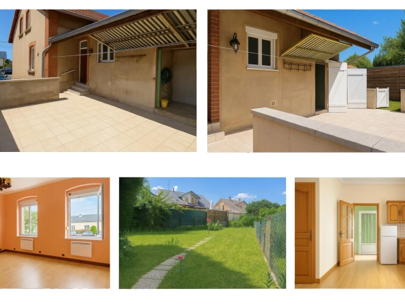 Maison mitoyenne de 70 m² à Aumetz proche Luxembourg, prêt à habiter