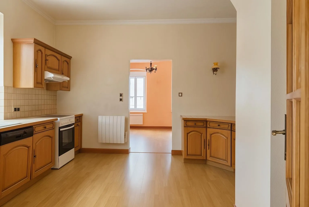 Maison mitoyenne de 70 m² à Aumetz proche Luxembourg, prêt à habiter 