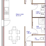 Maison de plain-pied rénovée avec jardin à Medis - 70 m²
