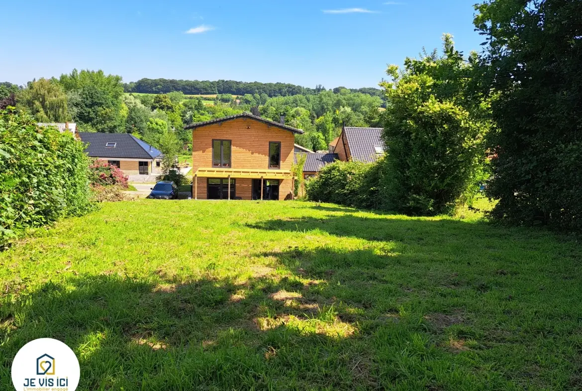 Maison individuelle à Boubers-sur-Canche avec vue dégagée et jardin ensoleillé 