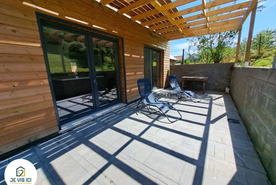 Maison individuelle à Boubers-sur-Canche avec vue dégagée et jardin ensoleillé 