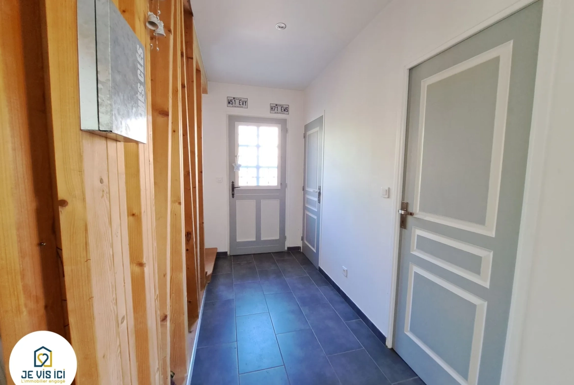 Maison individuelle à Boubers-sur-Canche avec vue dégagée et jardin ensoleillé 
