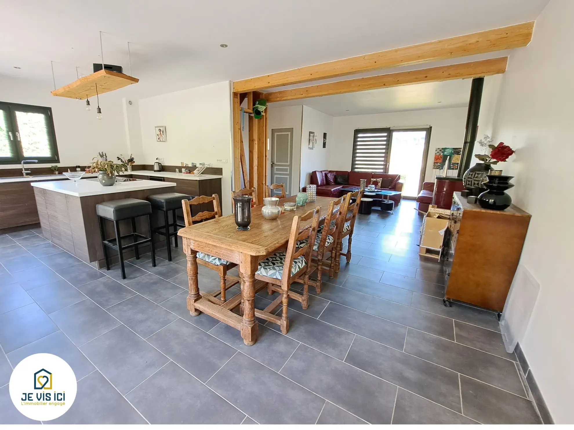 Maison individuelle à Boubers-sur-Canche avec vue dégagée et jardin ensoleillé 