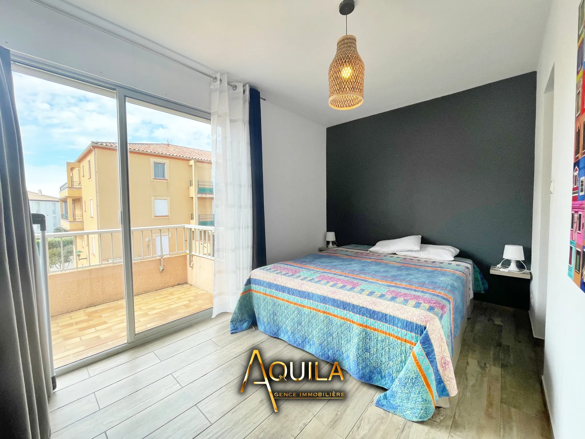 Appartement 2 chambres avec terrasse et barbecue à Valras-Plage 