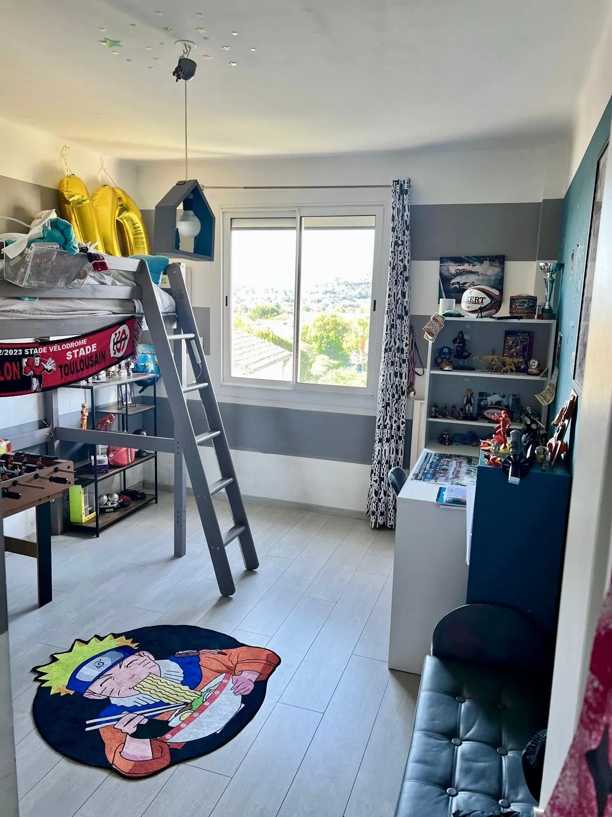 Appartement T4 lumineux avec vue mer à Hyères dans résidence sécurisée 