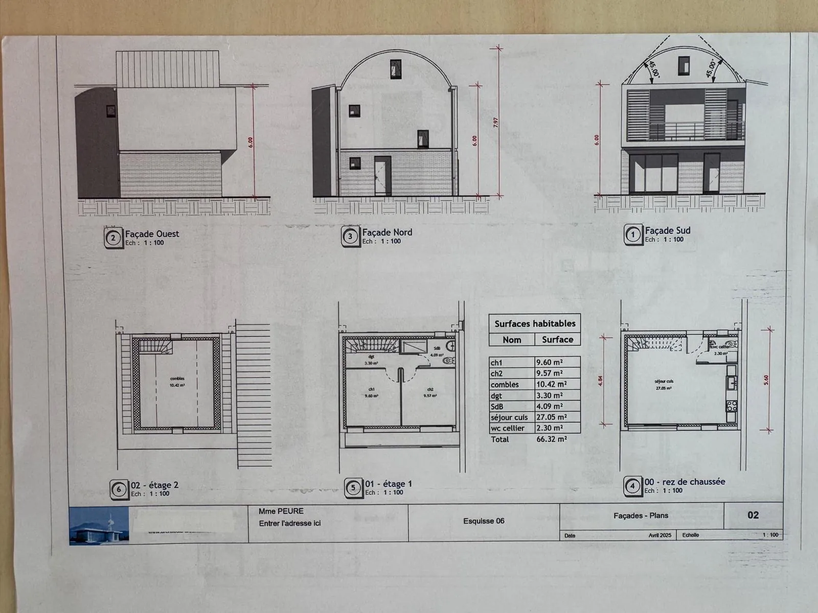Terrain constructible à Saint-Cloud de 140 m² avec permis en 2025 