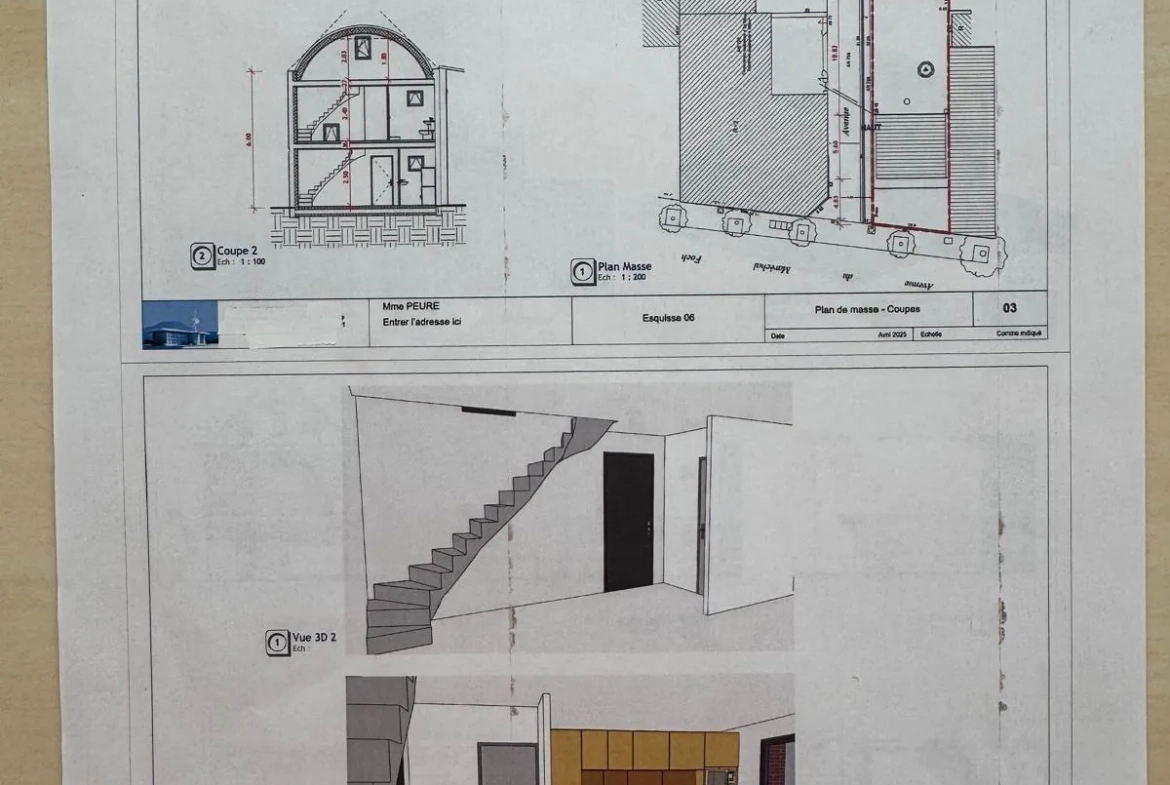 Terrain constructible à Saint-Cloud de 140 m² avec permis en 2025 