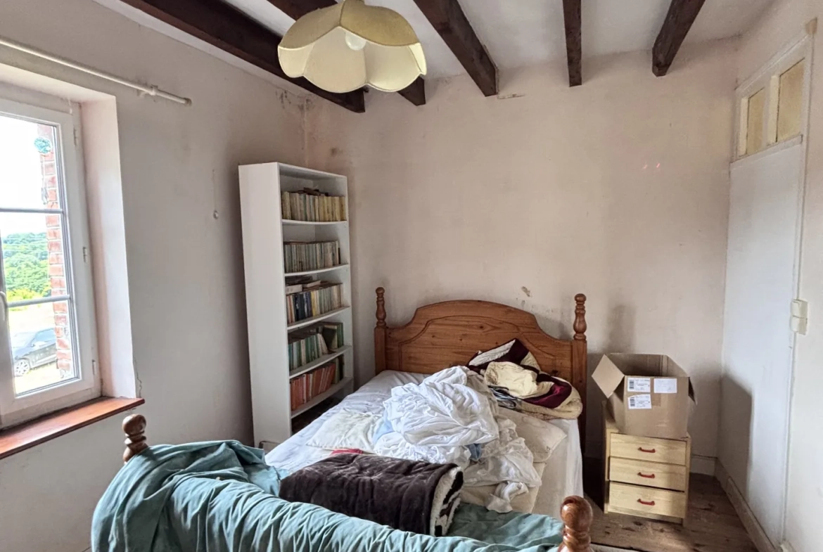 Maison en pierres de 80m² avec jardin à Augères, Creuse 