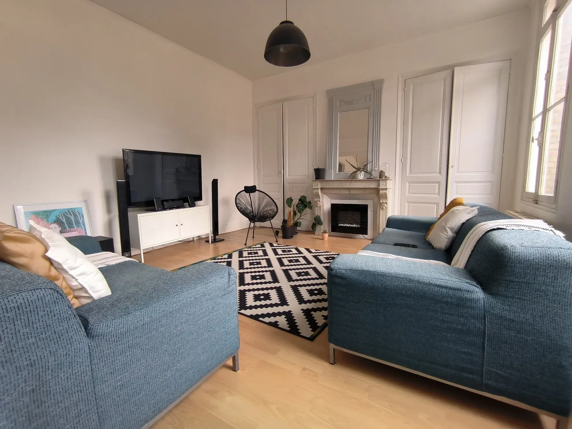 Magnifique appartement de 91 m² en centre-ville d'Elbeuf avec 2 chambres 