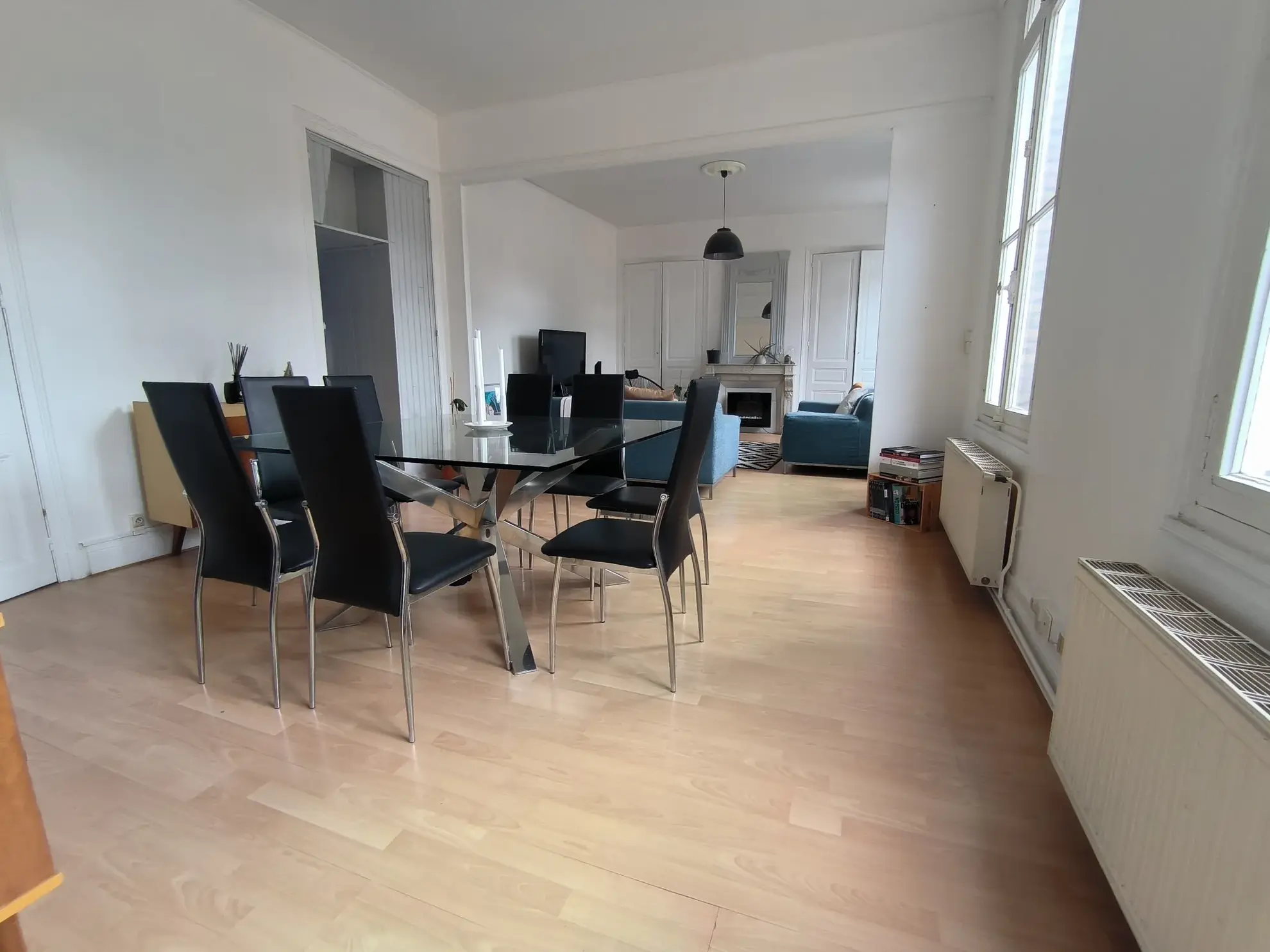 Magnifique appartement de 91 m² en centre-ville d'Elbeuf avec 2 chambres 