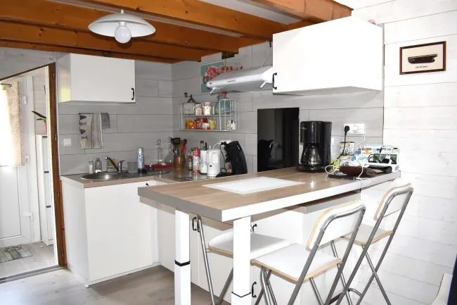 Charmant chalet en bois à 2 km de la plage d'Oléron avec jardin et mezzanine 