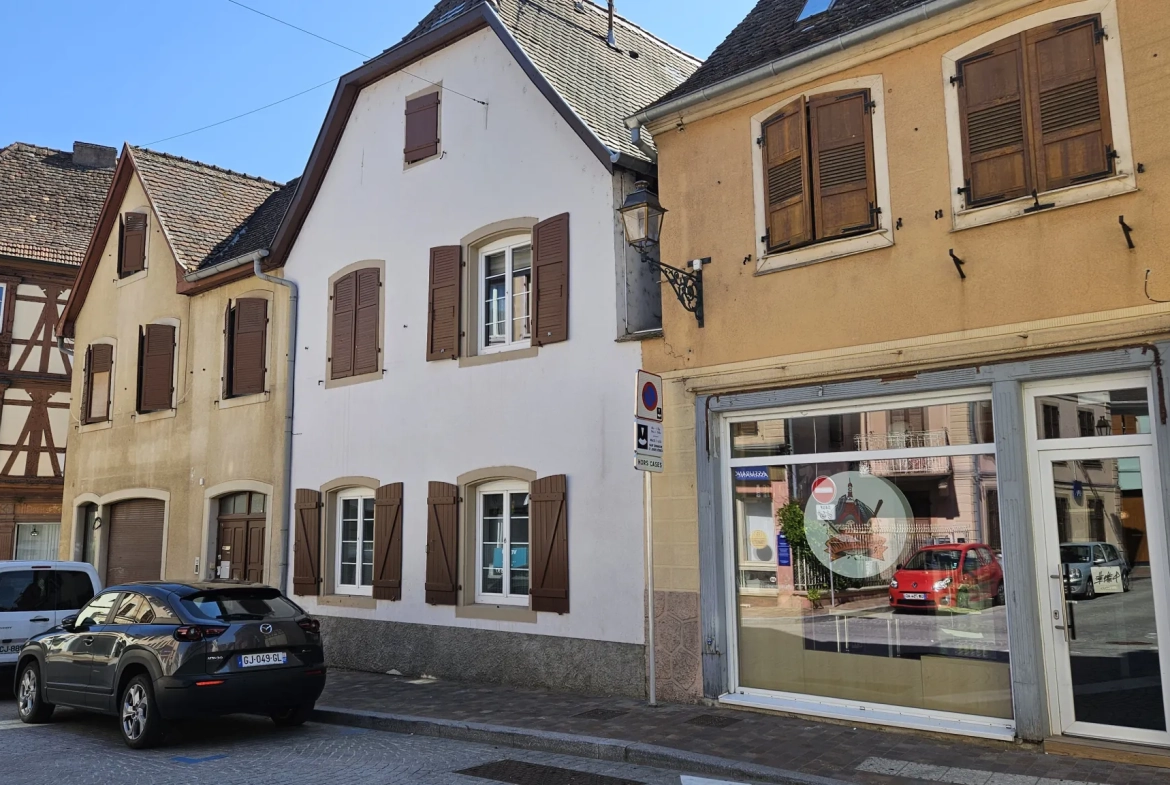Charmante maison de ville de 94 m² à Molsheim en centre-ville 