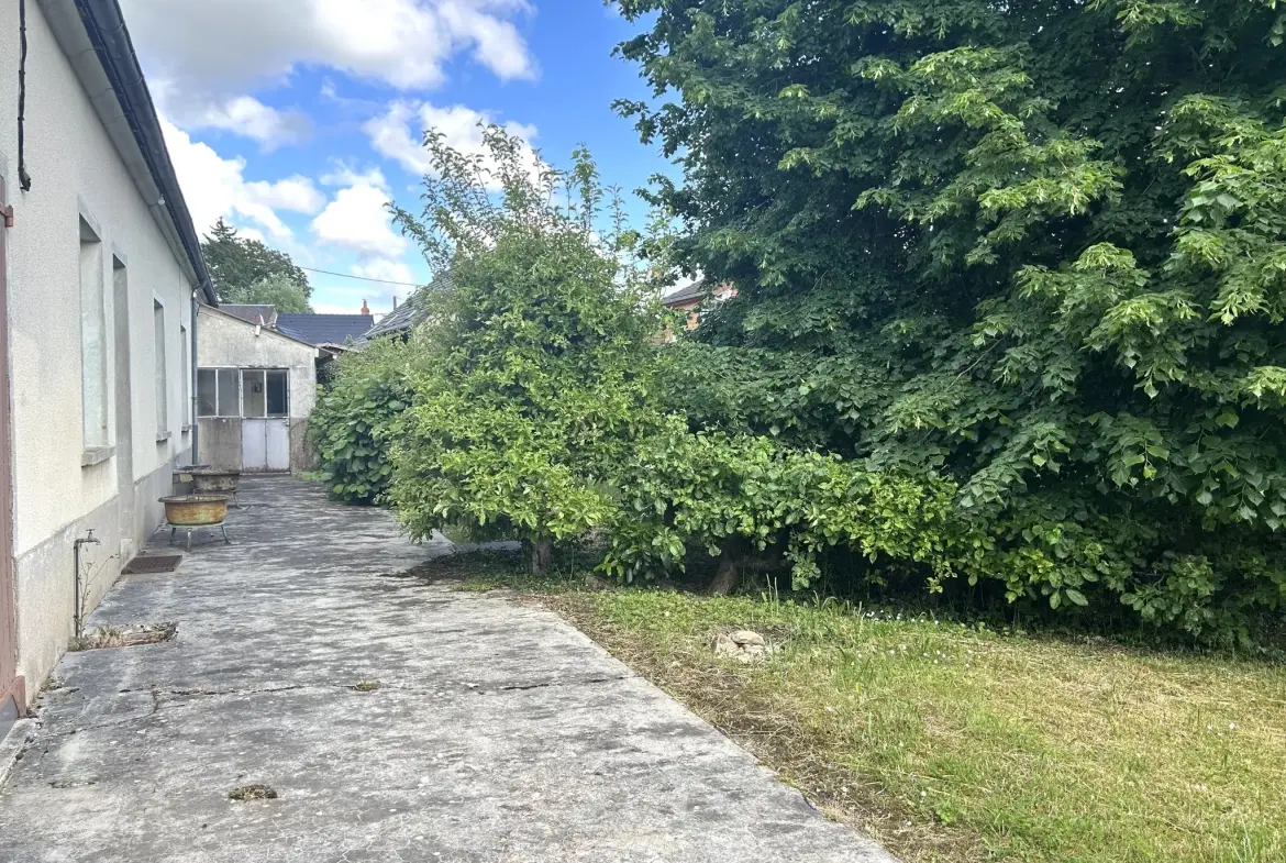 Maison double avec terrain de 3310 m² entre Guerrigny et Premery 