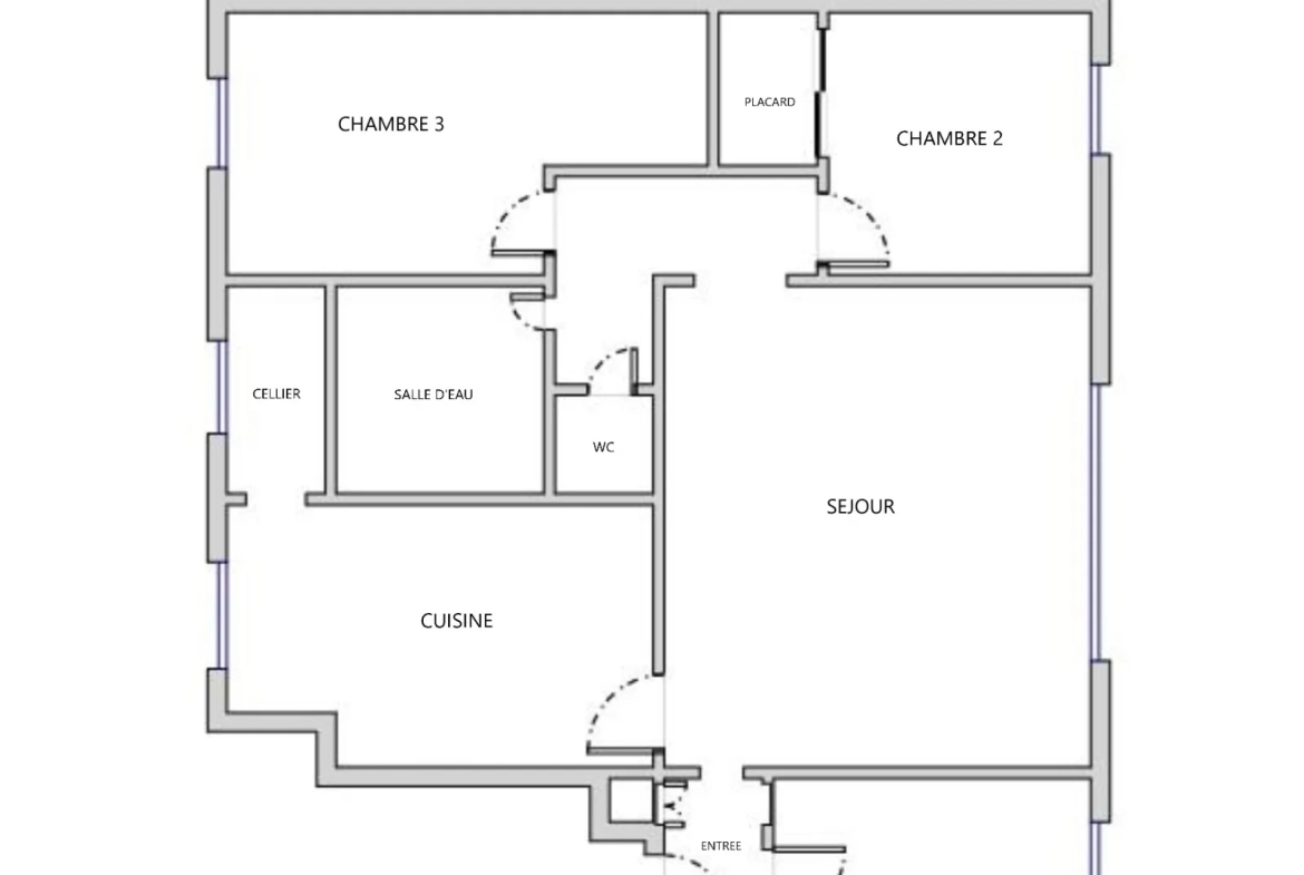 Appartement F4 rénové avec cave et garage à Sartrouville 