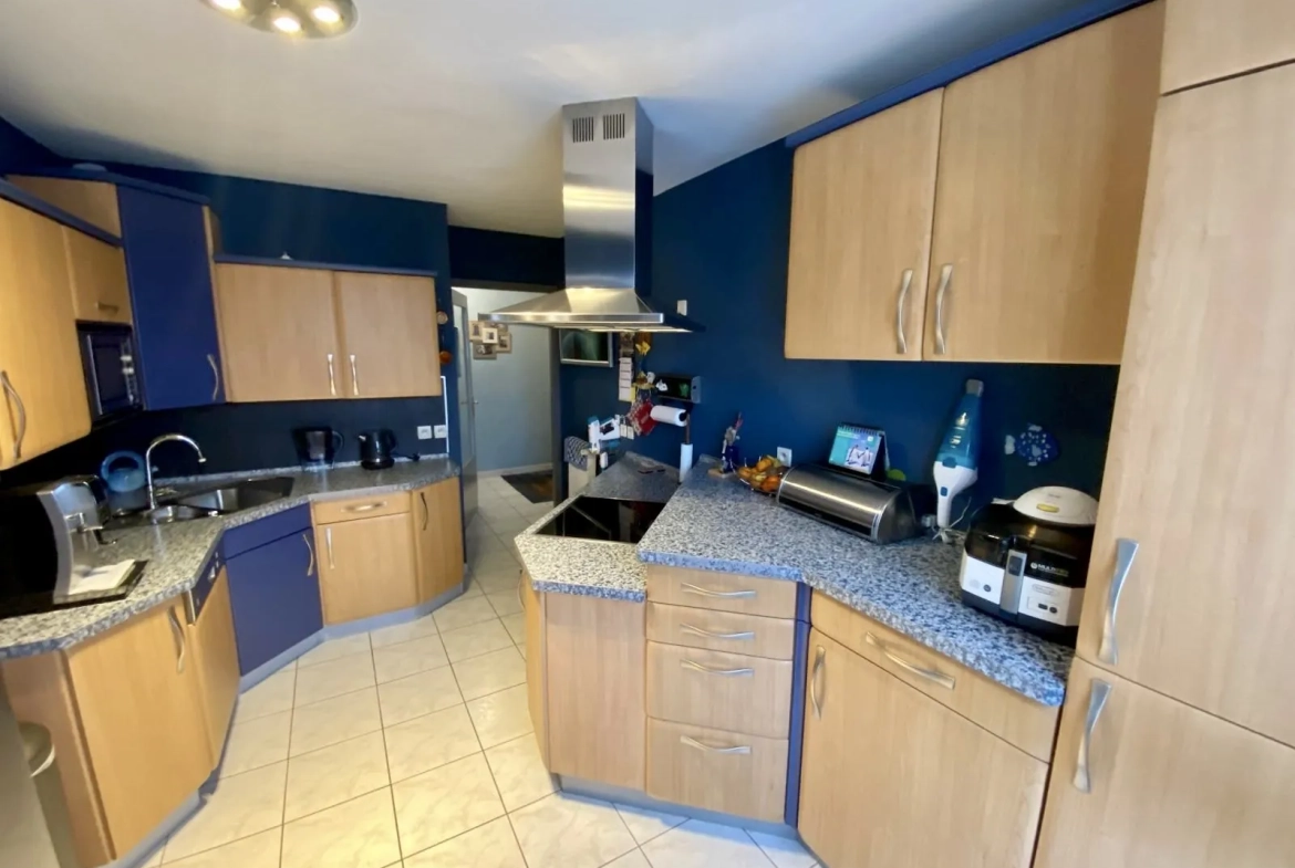 Appartement lumineux de 114 m² avec terrasse, garage et caves à Bartenheim 