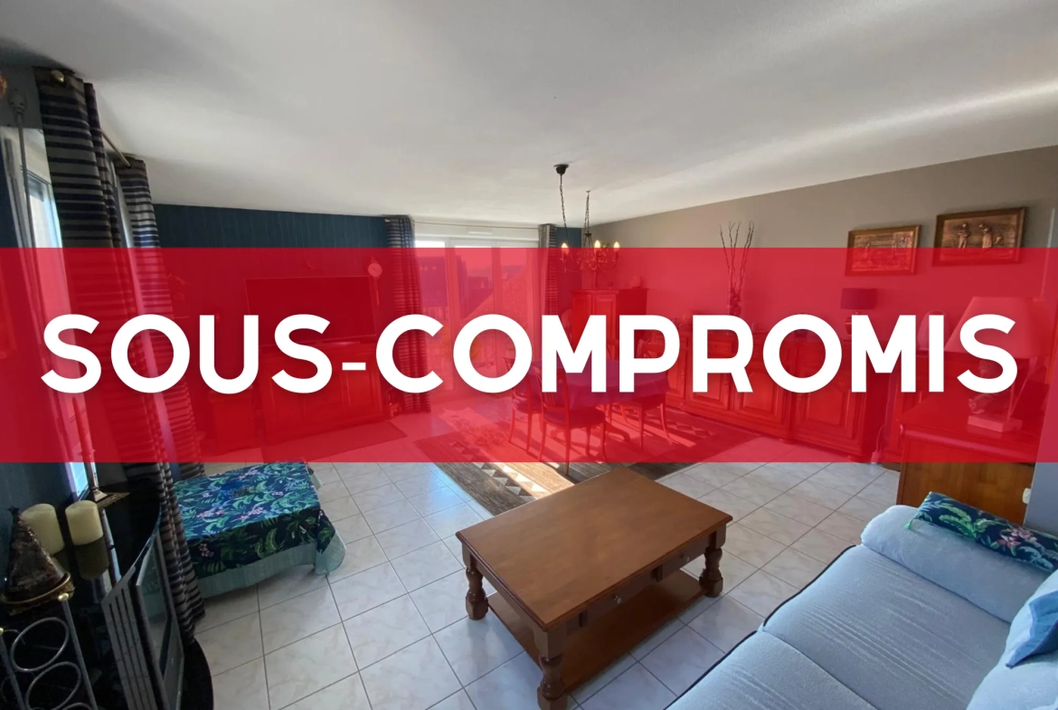 Appartement lumineux de 114 m² avec terrasse, garage et caves à Bartenheim 