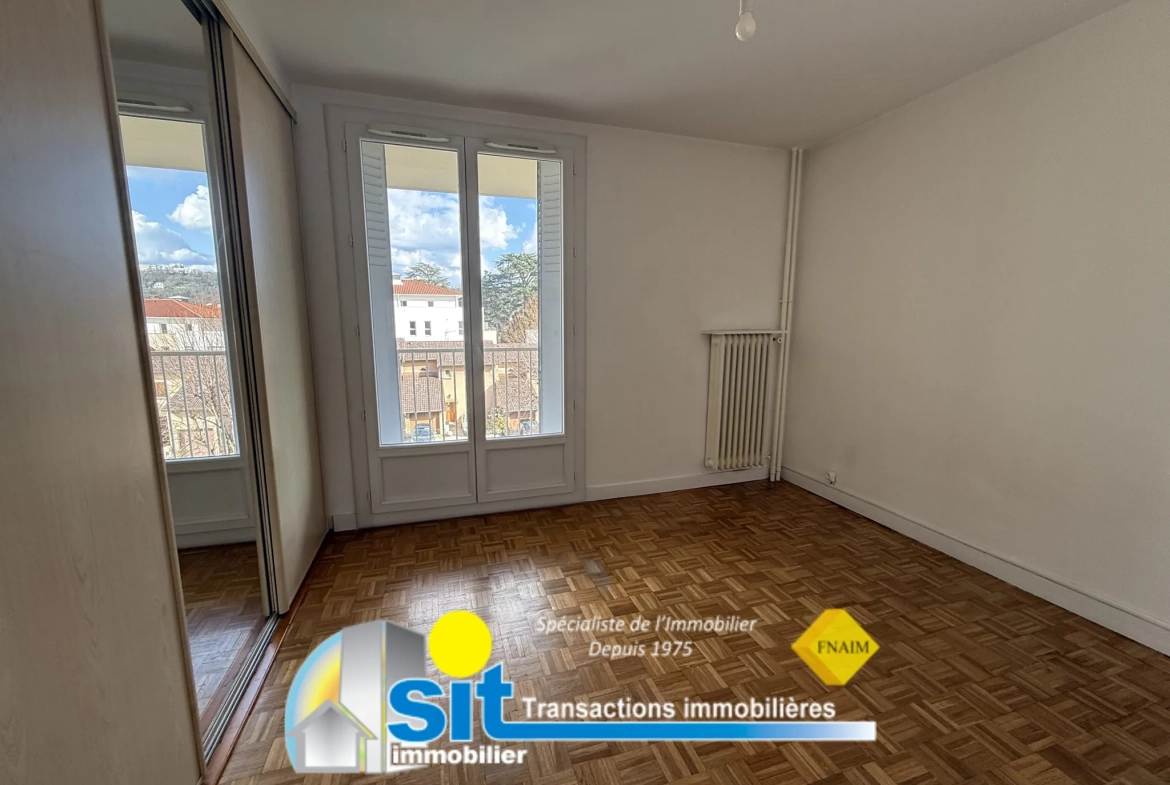 Appartements 3 pièces à Vienne Charavelles - Résidence calme avec balcon et cave 