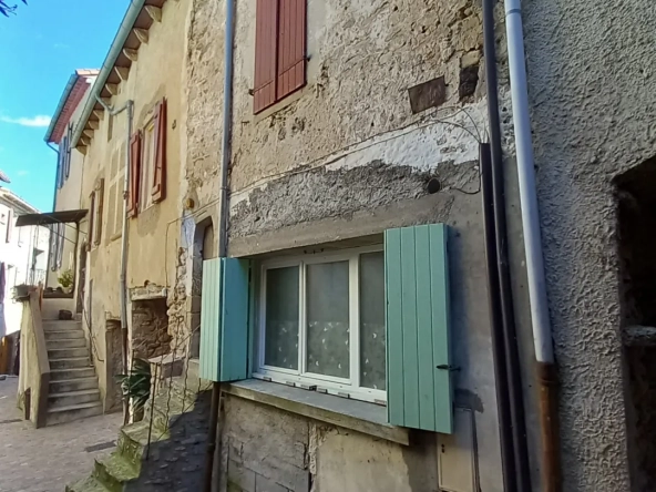 Maison de village en pierre avec terrasse à Saint Gervais sur Mare - Opportunité à saisir