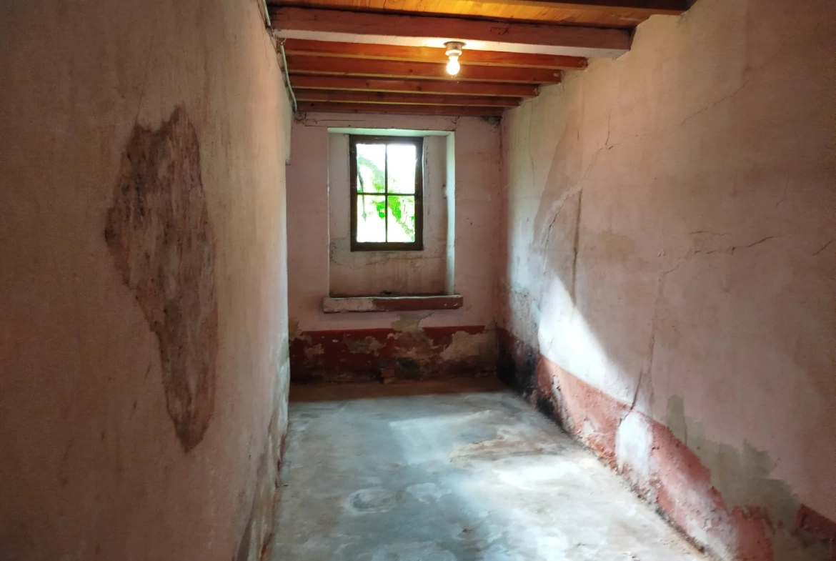 Ferme à rénover avec grand terrain à Romenay - Opportunité à Pont de Vaux 