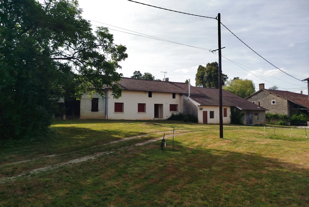 Ferme à rénover avec grand terrain à Romenay - Opportunité à Pont de Vaux 