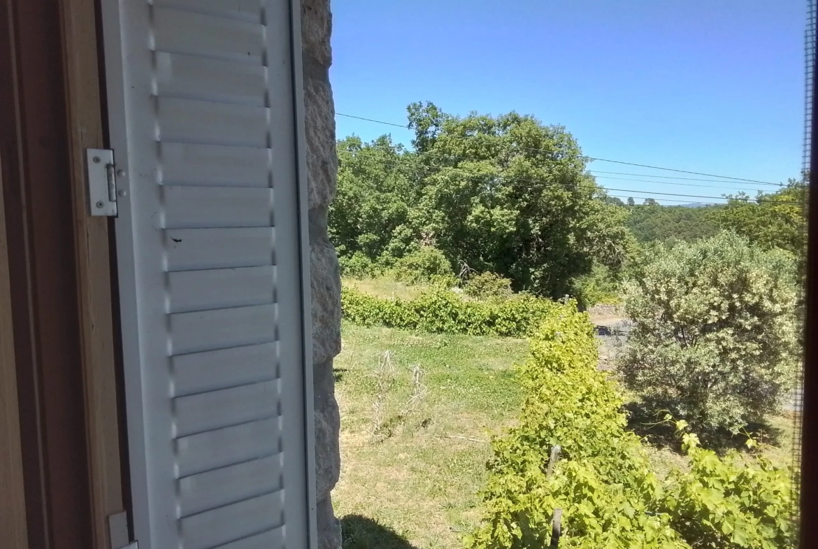 Charmante villa avec jardin et vue panoramique à Chassiers (07110) 