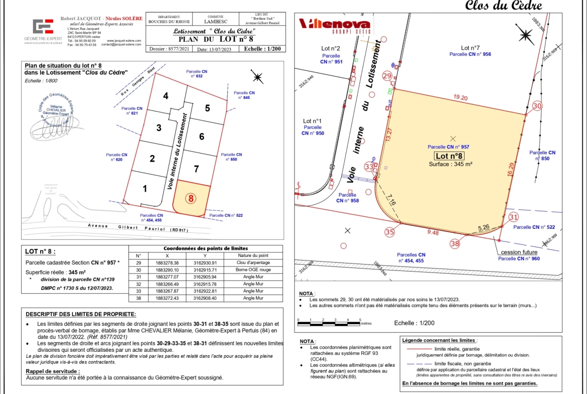 Terrain à vendre à Lambesc - 345 m² avec permis de construire possible 