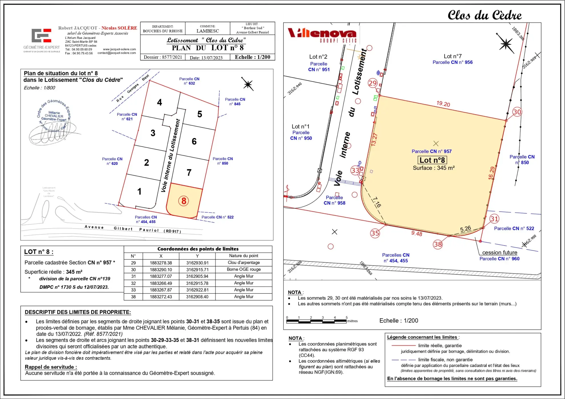Terrain à vendre à Lambesc - 345 m² avec permis de construire possible 