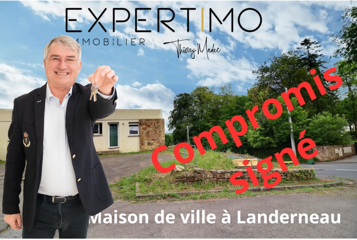 Maison de ville à Landerneau KERMARIA - 3 chambres, jardin privatif 