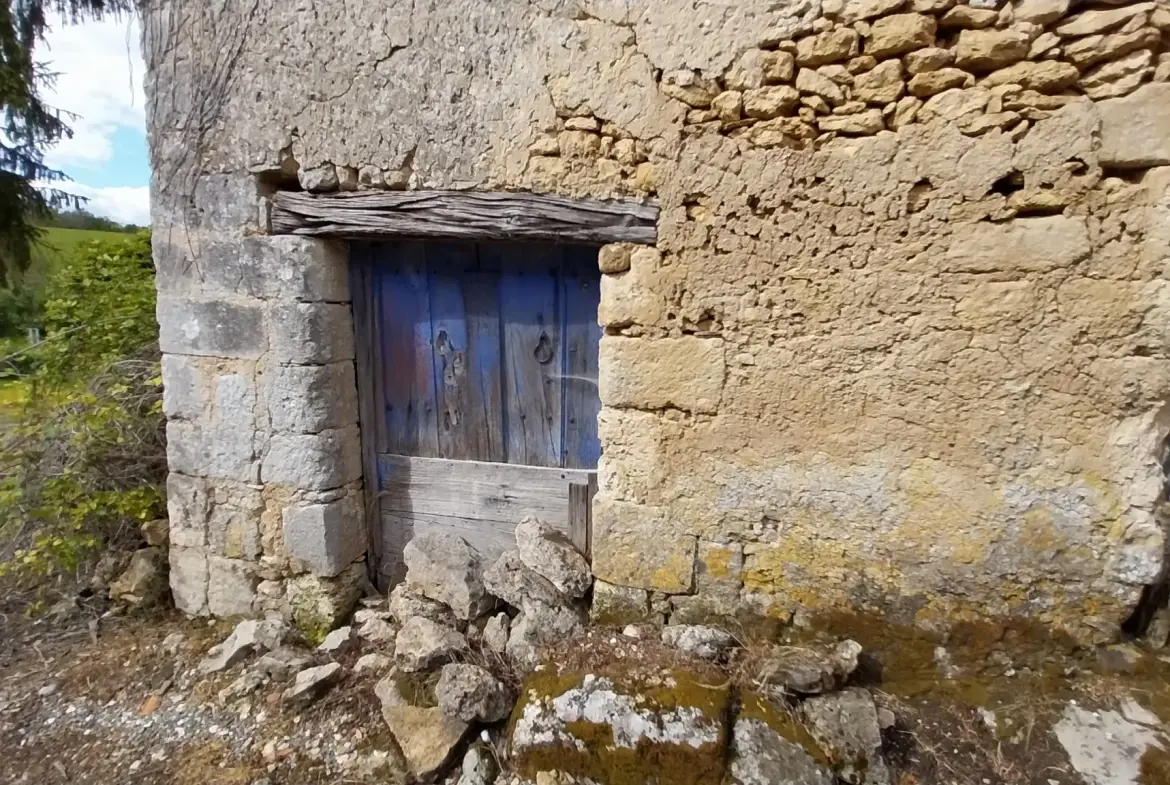 Maison de village avec 3 chambres et grand terrain dans le Périgord Vert 