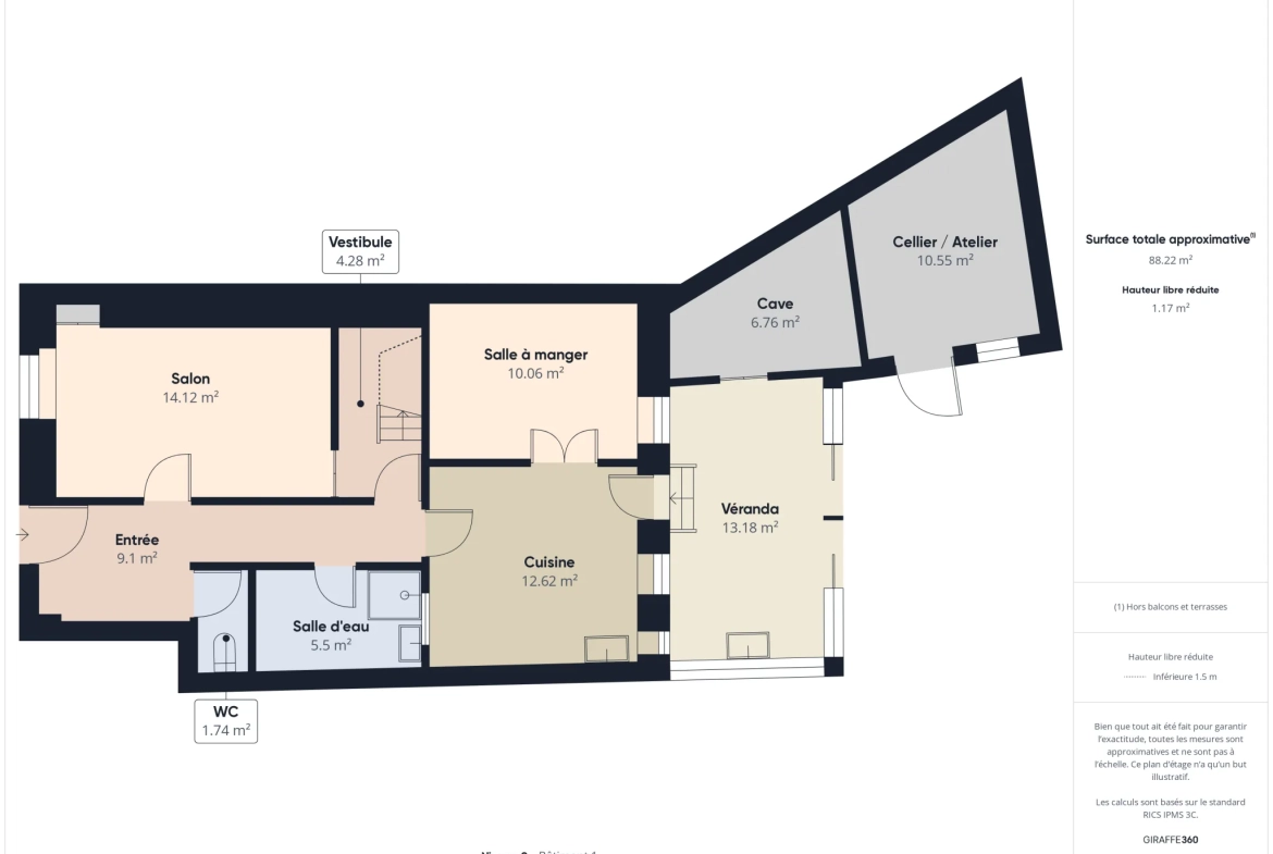 Maison de village avec grand potentiel à Arquian, idéal pour résidence ou investissement locatif 