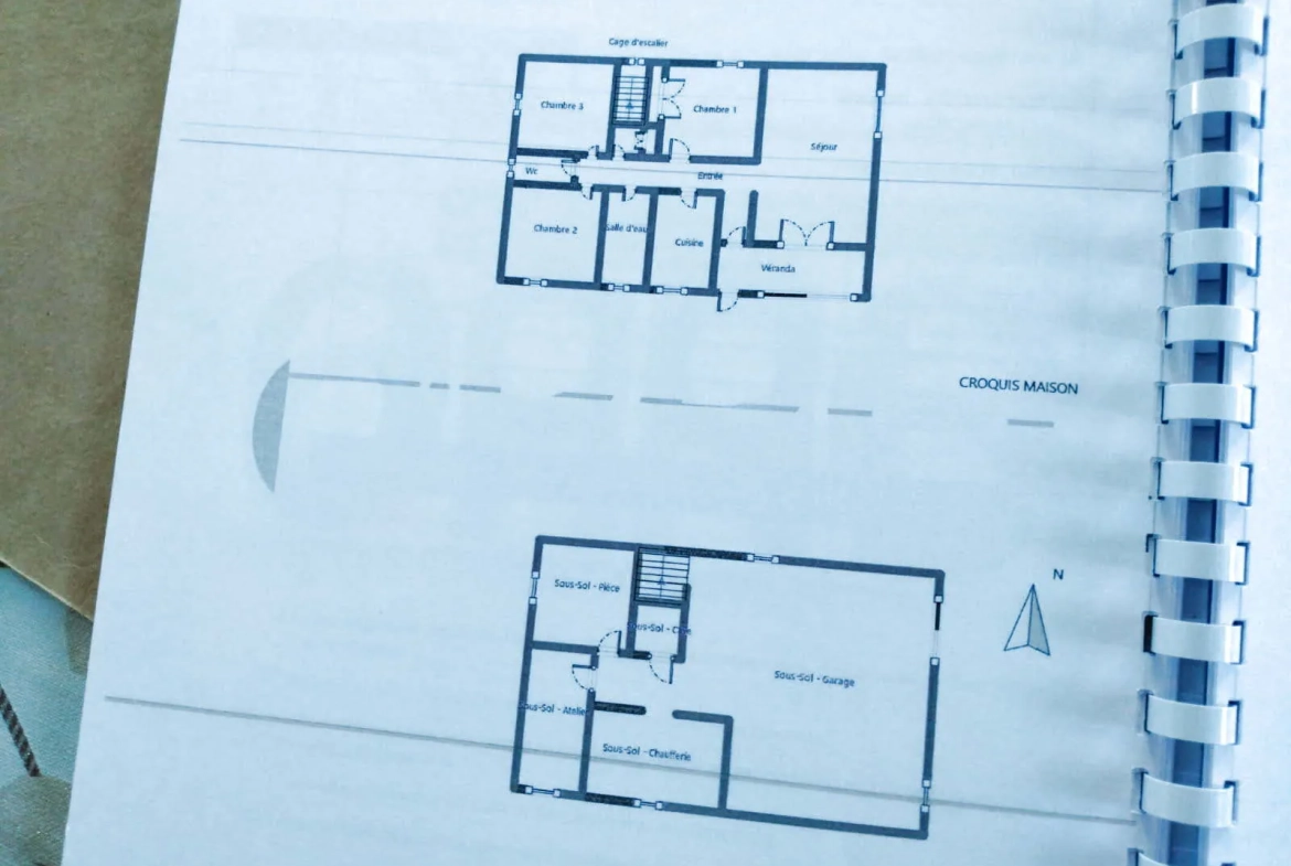 Charmante maison de 90m² avec terrain constructible à Coussay-les-Bois - Isolation et confort optimisés 
